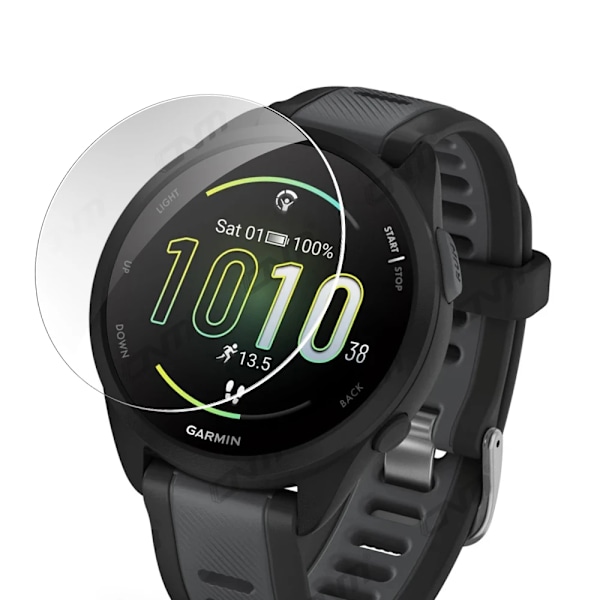 9H Premium Härdat Glas för Garmin Forerunner 165 Music Smartklocka Klar HD Skärmskydd för Garmin 165 Skyddsfilm 1 Pieces Forerunner 165 Music