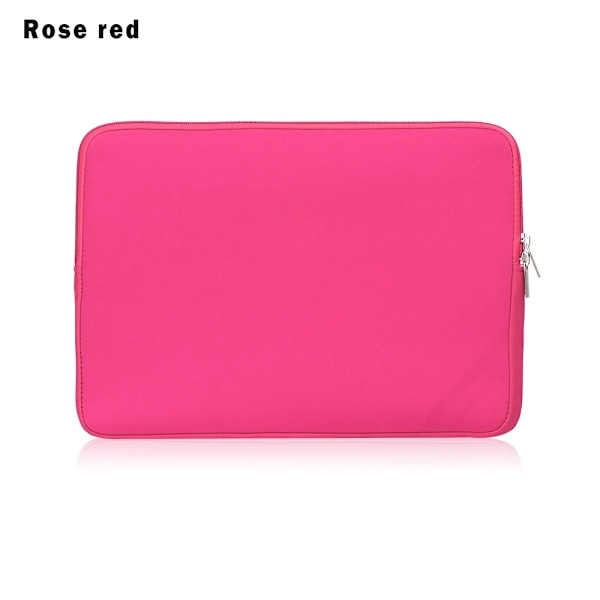 Universellt Tablet Fodral Ärm Väska Skyddande Påse Stöttålig Dammtät För Apple iPad Samsung Galaxy Tab Huawei MediaPad rose red For 7-8 inch