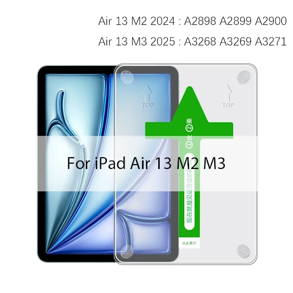 Härdat glas för iPad skärmskydd Pro 13 12.9 M4 A16 10:e 9:e 10 9 generationen Air 11 5 4 3 M2 M3 Mini 7 6 10.2 2025 film Air 13 M2 M3