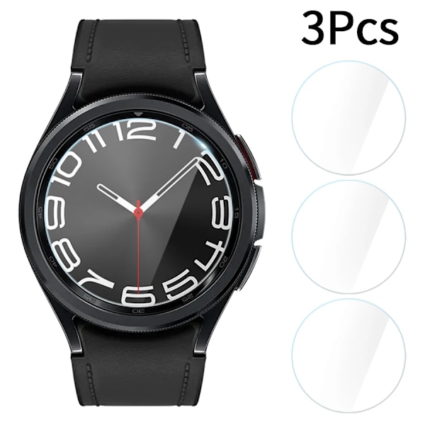 Härdat Glas Film för Samsung Galaxy Watch 6 40mm 44mm Anti-Repor Klar Skärmskydd för Galaxy Watch 6 Classic 43mm 47mm 1 pieces Galaxy Watch 6 40mm