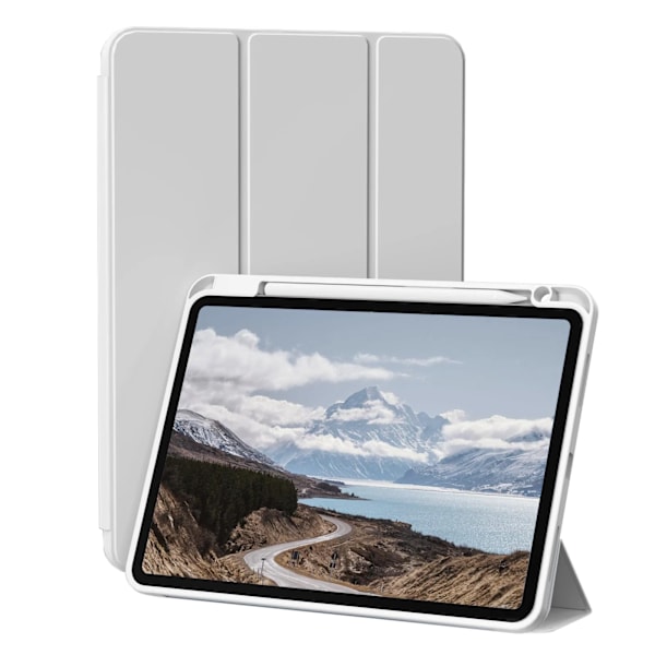Pennfodral för iPad Air Pro 10.9 11 12.9 13 11:e 10:e 9:e 8:e generationen Flip Smart Läderfodral Mjukt Silikon Baksida Gray iPad Pro 11 2022