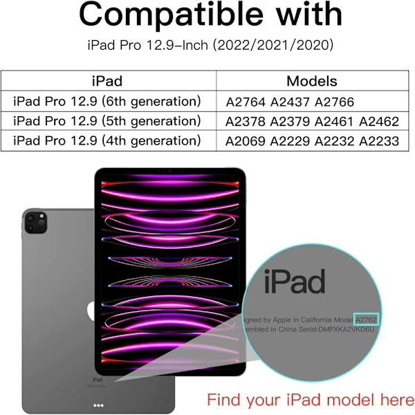 3 st glasskärmskydd för Ipad 2 3 4 air 2022 10:e 10.9 5:e pro 7.9 9.7 10.2 7:e 8:e 9:e generationen 10.5 mini 6 5 pro12.9  3PCS