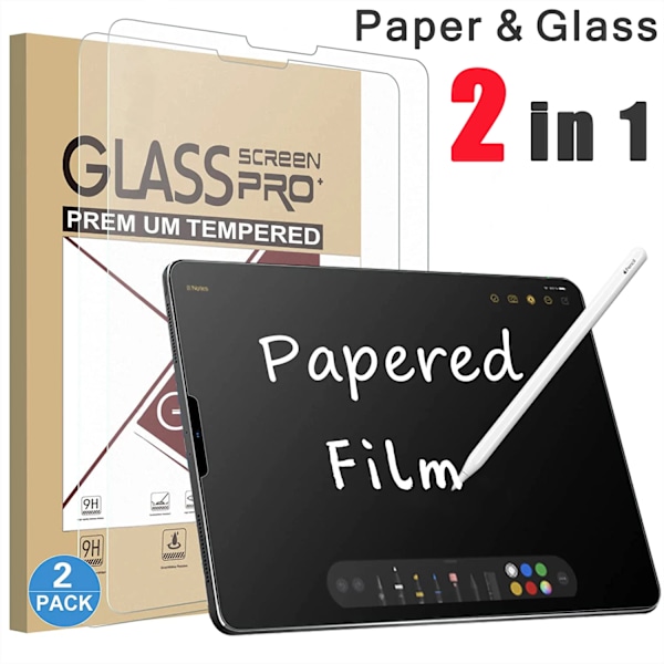 Skärmskydd för Samsung Galaxy Tab A9 A8 A7 Lie A 10.1 10.5 Pappersliknande Film Tab S5e S6 Lite S7 S8 S9 FE Plus Härdat Glas Tab A7 Lite T220