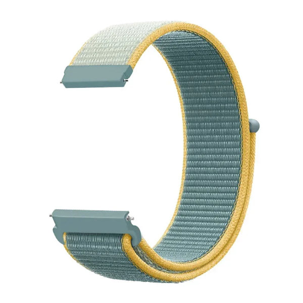 20 22mm Nylon Klockarmband För Garmin Vivoactive 3 4 5/Venu 2 Plus/Venu 3/Forerunner 55 158 265 965 745 645 255 Music Loop Armband Bright sun 22mm Width Band