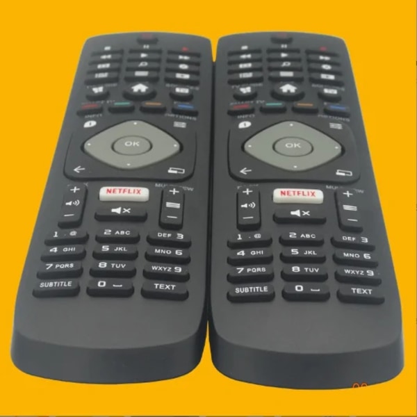 fjärrkontroll med NETFLIX-ersättning för philips 4k uhd HDR ambilight smart TV 43pus6262 49pus6262 50pus6262 55pus6262 65pus BLACK