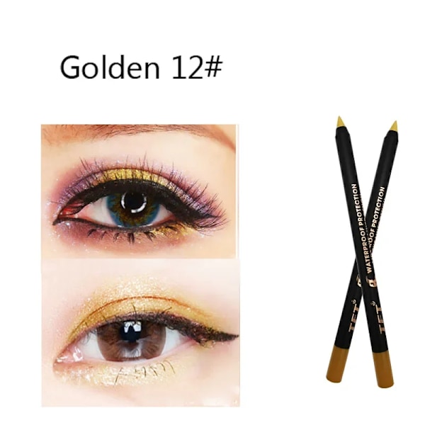 14 Färger Flytande Eyeliner Penna Vattentät Färgglad Eyeliner Penna Highlight Neon Färgglada Kattögon Sminkverktyg Eyeliner Gel 11