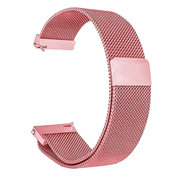 22mm Milanese Loop Armband för Redmi Watch 3/5 Lite Metallstål Armband för Redmi Watch 3/5 Active för Galaxy Watch 7 6 5 4 40mm44mm Pink For Redmi 3 Active