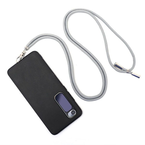 Telefonhalsband Universellt Mobiltelefonhalsband med Justerbar Nylonrem för iPhone 14 13 12 Pro X XR 8 7 Plus Hängande Rep Clear Patch