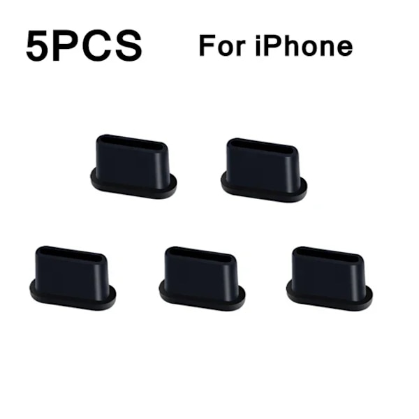 Universell dammplugg mobiltelefon högtalare anti-damm nät klistermärke för iPhone Samsung Mi laddningsport skydd rengöringsborste set 5 x For iPhone Plug