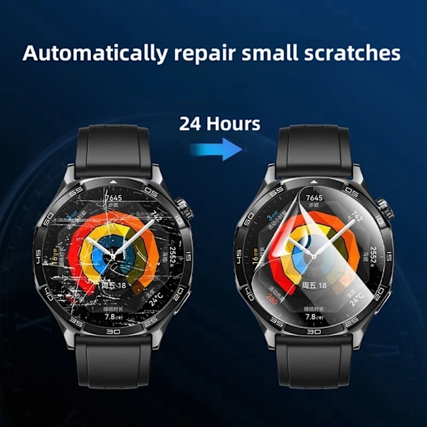 Mjuk Hydrogel Film För Huawei Watch GT 5 46mm 41MM GT5 Pro 42mm HD Anti-Repor Fullskärmsskydd För Huawei Watch GT5 Skal 5Pcs For GT5 41MM