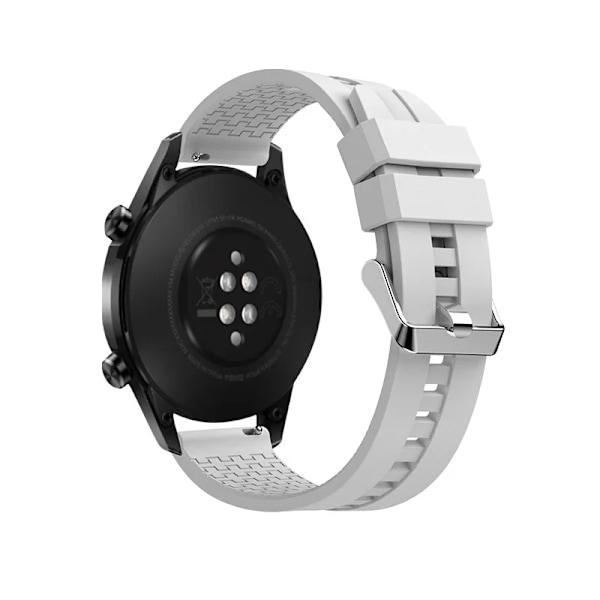 20mm/22mm klockarmband för Samsung Galaxy Watch 6-4-Classic/5 Pro Active 2 40/44mm silikonarmband för Huawei GT 4-2-3 pro band 4 white Amazfit gts 4-3-2