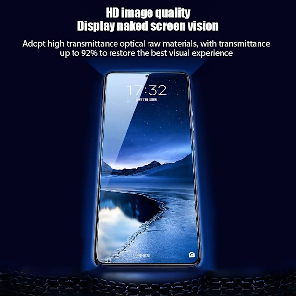 1-4 st Härdat Glas För Samsung Galaxy A54 A14 A53 A13 A33 A34 A52S 5G Skärmskydd För Samsung A52 A73 A21S A51 A72 Glas For A32 2Pcs