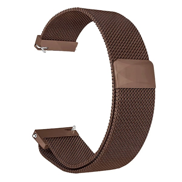 22mm Milanese Loop Armband för Redmi Watch 3/5 Lite Metallstål Armband för Redmi Watch 3/5 Active för Galaxy Watch 7 6 5 4 40mm44mm Coffee 20mm