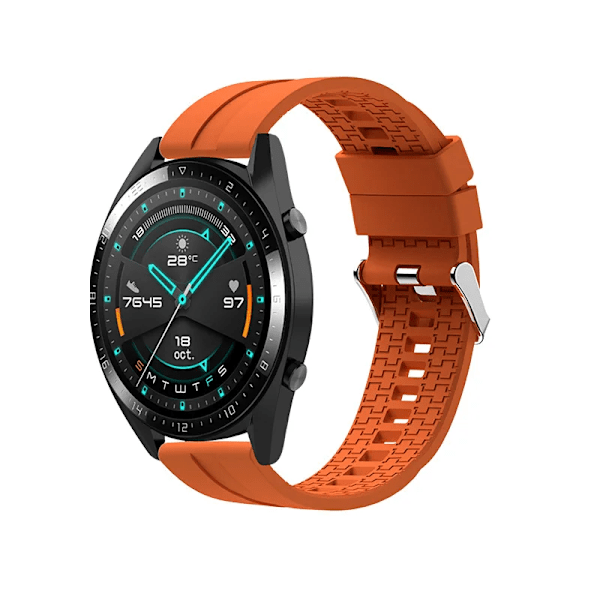 20mm/22mm klockarmband för Samsung Galaxy Watch 6-4-Classic/5 Pro Active 2 40/44mm silikonarmband för Huawei GT 4-2-3 pro band 5 Army Green Amazfit Bip-U-S-lite