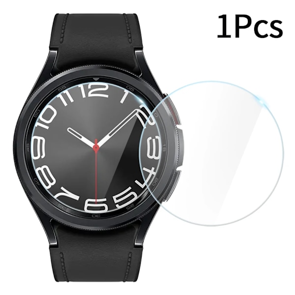 Härdat Glas Film för Samsung Galaxy Watch 6 40mm 44mm Anti-Repor Klar Skärmskydd för Galaxy Watch 6 Classic 43mm 47mm 3 piece Galaxy Watch 6 40mm