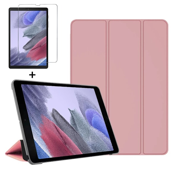 Smart Fodral För Samsung Galaxy Tab A7 Lite 2021 SM T220 T225 Skyddsskal Tab A7 lite 8.7\" SM-T220 SM-T225 Surfplatta Fodral Rose Gold glass A7 Lite T220 T225