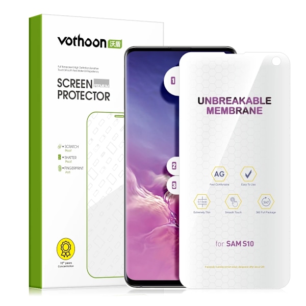 Vothoon HD Skärmskydd för Samsung Galaxy S24 Ultra S23 S22 S21 5G S10 Plus S10e 3D Full Täckning Hydrogel Film For S24 Plus Matte