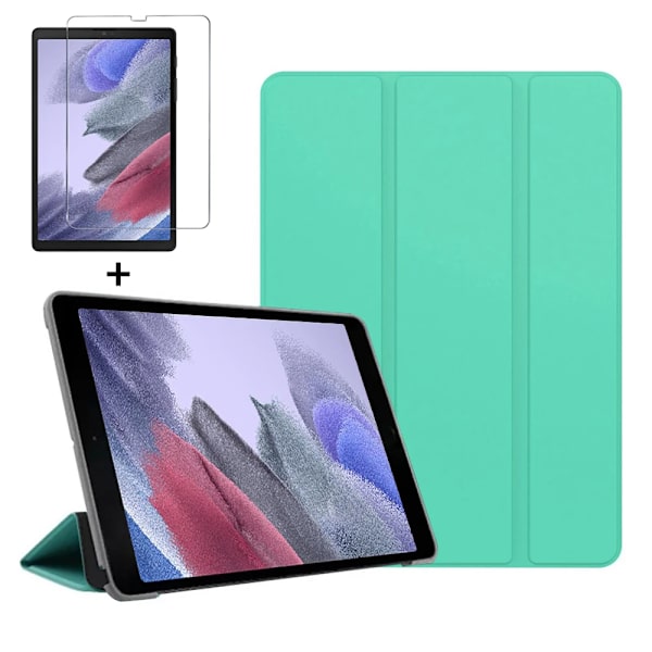 Smart Fodral För Samsung Galaxy Tab A7 Lite 2021 SM T220 T225 Skyddsskal Tab A7 lite 8.7\" SM-T220 SM-T225 Surfplatta Fodral Mint Green glass A7 Lite T220 T225