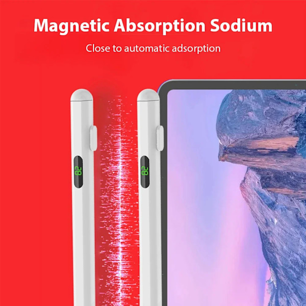 Universal Stylus Touch Penna För Apple Pencil Android iOS Windows Skärm Kapacitiv Penna För Samsung iPad Xiaomi Tablet tillbehör 2 in 1 Stylus Pen