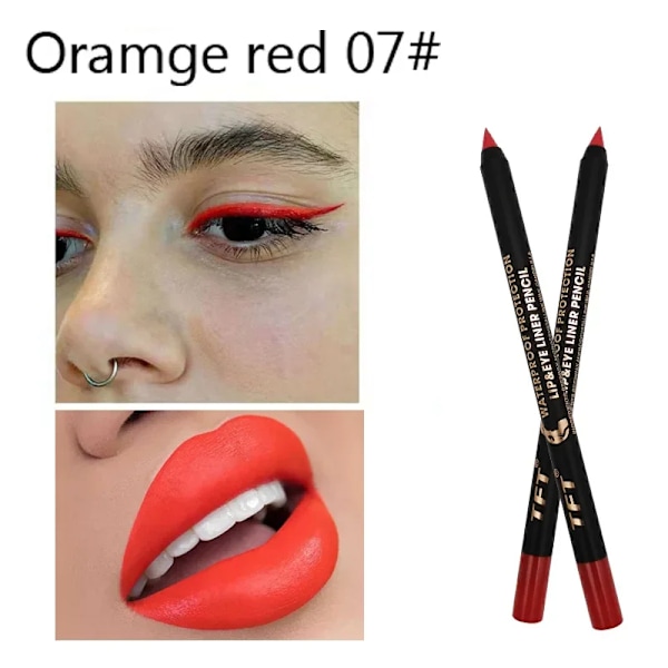 14 Färger Flytande Eyeliner Penna Vattentät Färgglad Eyeliner Penna Highlight Neon Färgglada Kattögon Sminkverktyg Eyeliner Gel 06