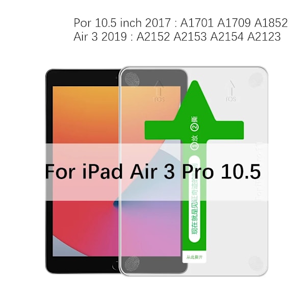 Härdat glas för iPad skärmskydd Pro 13 12.9 M4 A16 10:e 9:e 10 9 generationen Air 11 5 4 3 M2 M3 Mini 7 6 10.2 2025 film Air 3 Pro 10.5