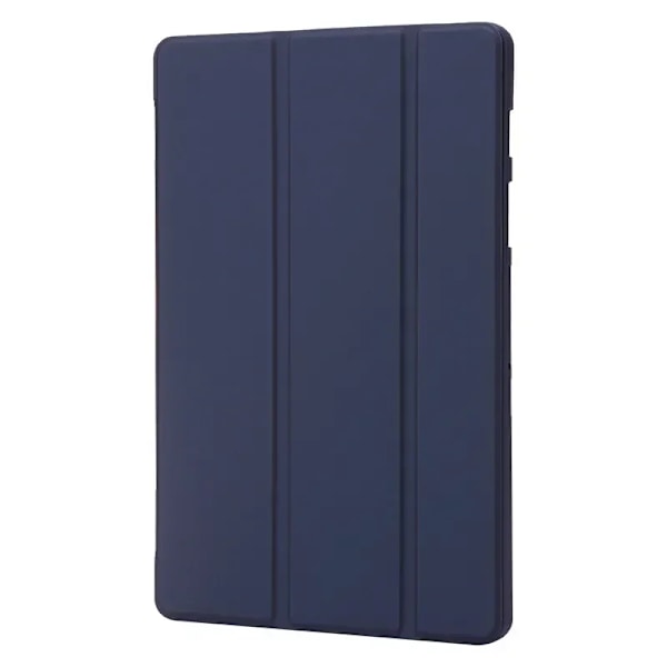 För Samsung Tab A9 Plus Fodral 11 tum Trefaldigt Läder Mjukt Bakre Ställ Tablet Funda För Galaxy Tab A9 Plus Fodral Coque SM-X210 X216 dark blue Tab A9 Plus(11 inch)