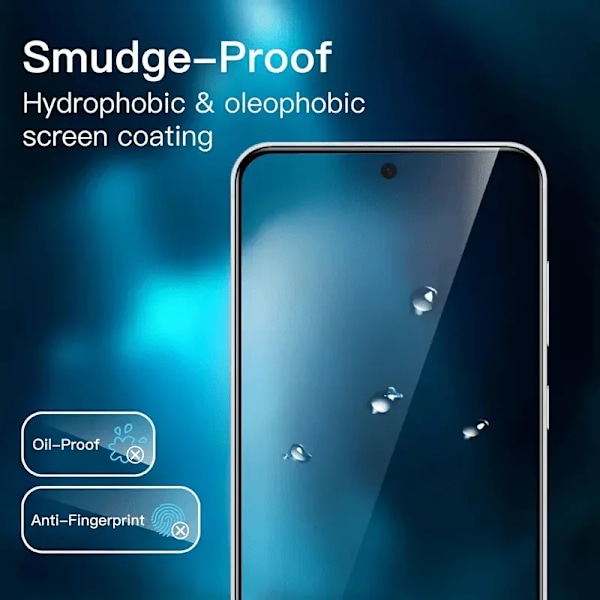 2 st Fulltäckande Skärmskydd i Härdat Glas för Samsung S25 S24 Ultra S23 S22 S21 Reptåligt Högkvalitativt Filmsats Samsung S24 Plus High Definition