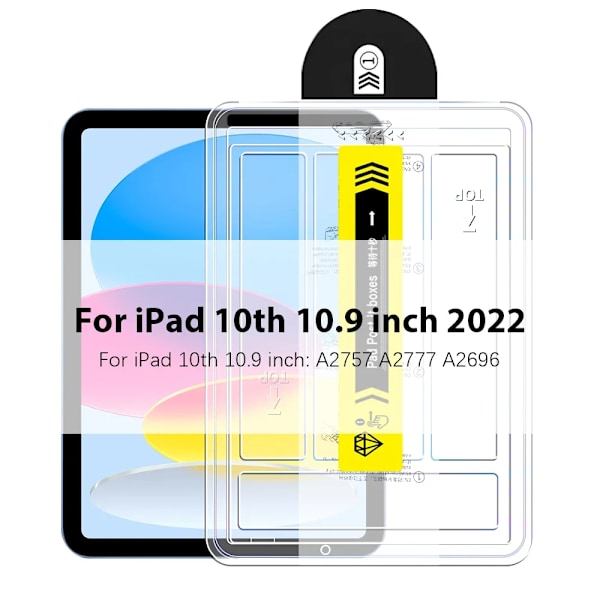 Skärmskydd Härdat Glas För Ipad Pro 13 11 M4 12.9 A16 10 9 10:e Generationen Air 5 4 3 M3 M2 Mini A17 7 6 Tillbehör For Ipad 10