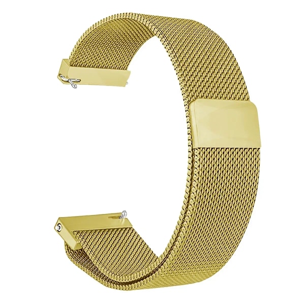 22mm Milanese Loop Armband för Redmi Watch 3/5 Lite Metallstål Armband för Redmi Watch 3/5 Active för Galaxy Watch 7 6 5 4 40mm44mm Gold For Redmi 3 Active