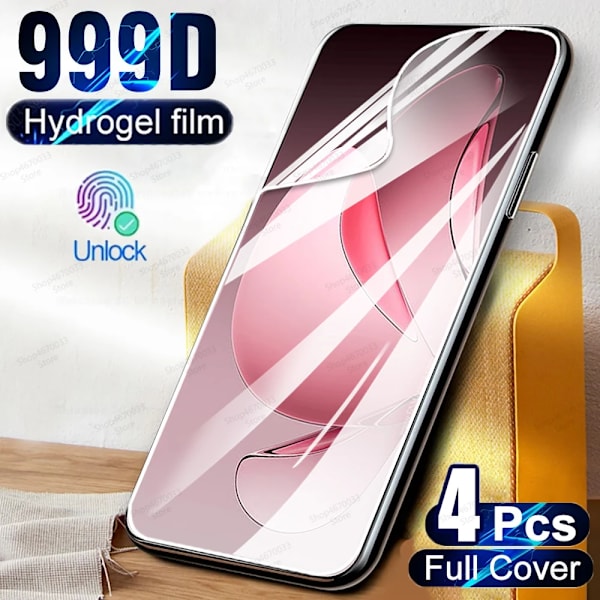 4 ST Hydrogelfilm för OPPO Reno 13 12 11 10 9 8 Pro Plus 8 5 Lite 7 6 Pro Skärmskydd för Find X8 Ultra X6 X5 X3 Pro Lite For Find X5 4 Pieces