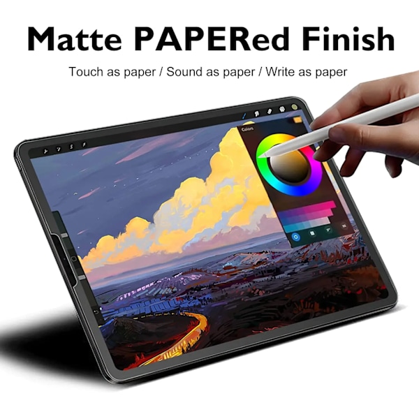 Skärmskydd för Samsung Galaxy Tab A9 A8 A7 Lie A 10.1 10.5 Pappersliknande Film Tab S5e S6 Lite S7 S8 S9 FE Plus Härdat Glas Tab A7 Lite T220