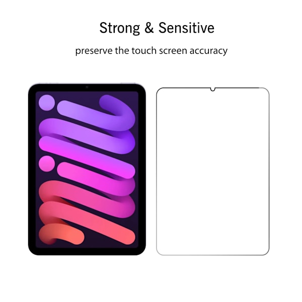 2 st Härdat Glas Skärmskydd för iPad Mini 7 6 a17 Pro 8.3 tum Mini 4 5 7.9 2024 2021 Tablet Tillbehör Film Mini4 5