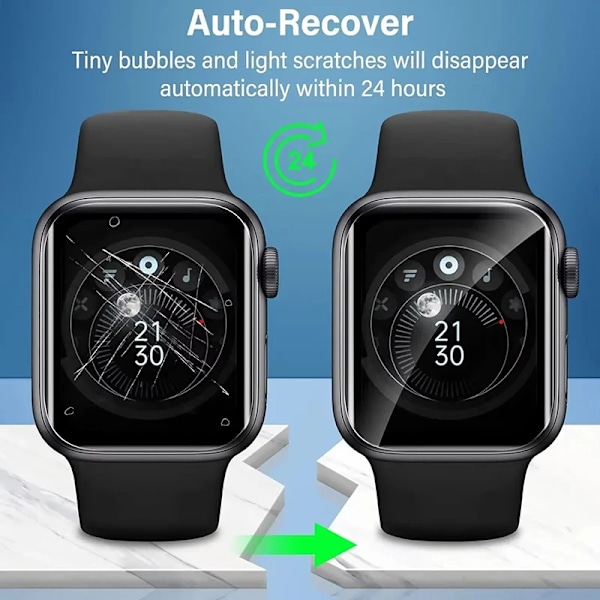 5 st Hydrogel Film för Apple Ultra 1 2 49mm 7 8 9 41mm 45mm Full Screen Protector iWatch Series 6 5 4 SE 3 2 44mm 42mm 40mm 38mm Series 789 41mm 1PCS
