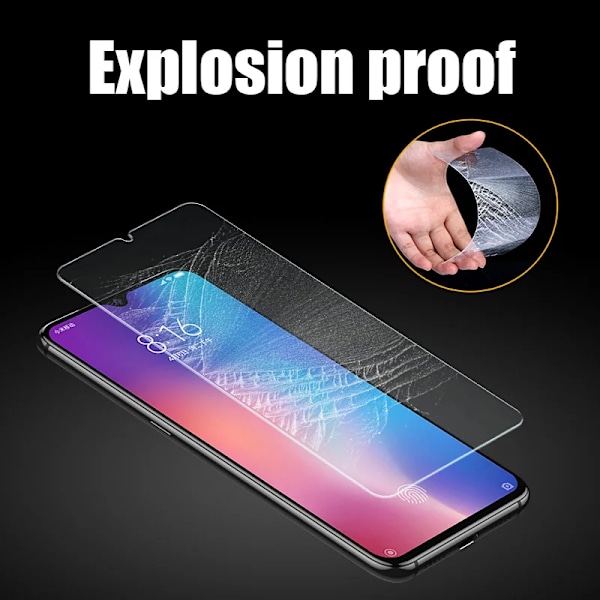 4 st Härdat Glas För Xiaomi Redmi Note 14 13 12 11 Pro 11S 12S 5G Skärmskydd Redmi Note 10 9 8 7 Pro 8T 9T 9S 10S Glas For Note 7 4PCS Glass
