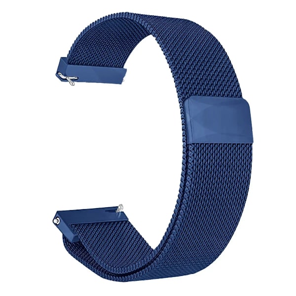 22mm Milanese Loop Armband för Redmi Watch 3/5 Lite Metallstål Armband för Redmi Watch 3/5 Active för Galaxy Watch 7 6 5 4 40mm44mm Blue For Redmi 3 Active