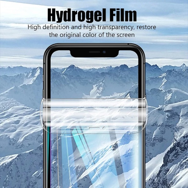 4 st Mjuka Hydrogel Filmer 13 12 Pro Max Silikon TPU Skärmskydd För IPhone 14 11 XS XR X 7 8 15 Plus Stödjer upplåsning For iPhone XR 4pcs