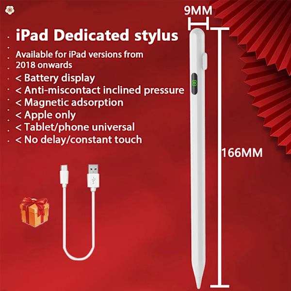 Universal Stylus Touch Penna För Apple Pencil Android iOS Windows Skärm Kapacitiv Penna För Samsung iPad Xiaomi Tablet tillbehör For iPad stylus