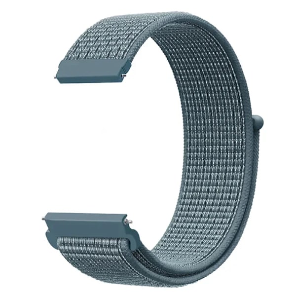 20 22mm Nylon Klockarmband För Garmin Vivoactive 3 4 5/Venu 2 Plus/Venu 3/Forerunner 55 158 265 965 745 645 255 Music Loop Armband Clear feather 20mm Width Band