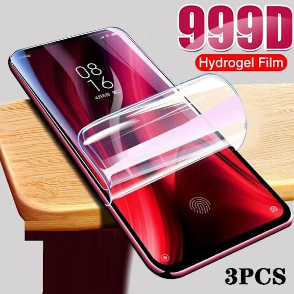 3 st Hydrogel Film för Xiaomi Mi 9T Pro Mi 9 SE Mi 9 Lite Mi10T Redmi K20 Pro Skärmskydd för Redmi K20 Pro Film For Redmi K20 Hydrogel Film
