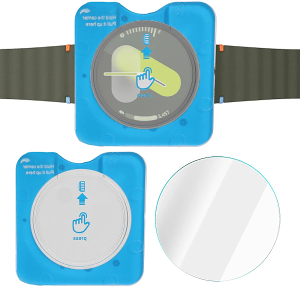 1-4 st Enkel att Installera Härdat Glas för Samsung Galaxy Watch 7 40mm 44mm Watch 7 Ultra 47mm Skärmskydd Anti-repa Film 3 Pack For Watch 7 Ultra