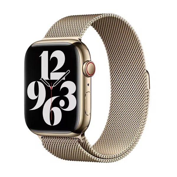 Metall Milanese Loop Armband för Apple Smartwatch Iwatch Ultra 2 46mm Serie 10 9 8 7 6 5 49 41 40 44 42 rose gold 38 40 41 S10-42mm
