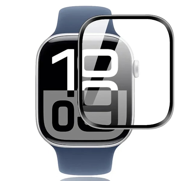 Härdat glas skärmskydd för Apple Watch Ultra 2 49mm iWatch Series 10 42/46mm se 7 6 8 9 44mm 40mm 45mm 41mm 38 Skyddsfilm Series 7 8 9 41m 2PCS