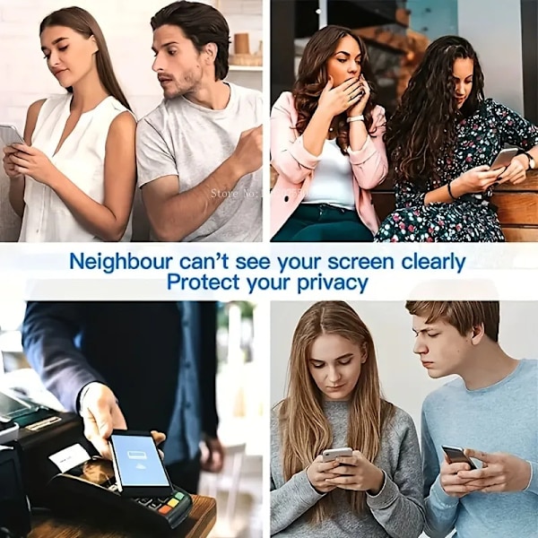 1 st Svart Anti-Spion Härdat Glas för ZTE Nubia Z70S Ultra Z60S Pro RedMagic 10 Air 10 Pro 10 9 ProPlus Sekretess Skyddsfilm RedMagic 8s Proplus Anti Peeping