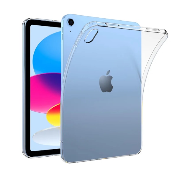 För iPad A16 10:e generationens fodral Ultratunt transparent skyddsfodral för iPad Air 5/4 Mjukt silikonskal för pro 11 2022 2021 Funda for ipad 8th 2020