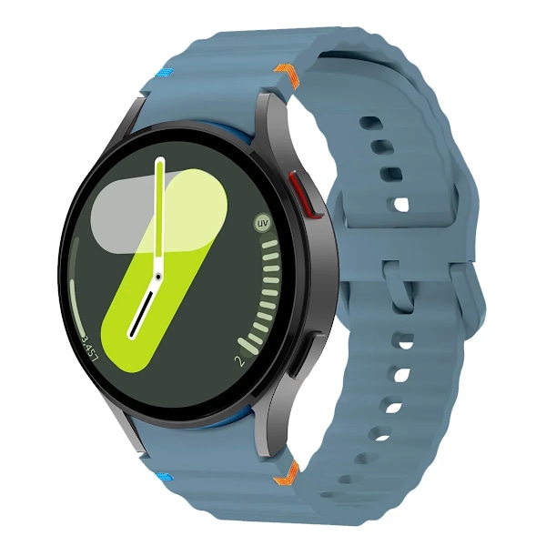 Silikonarmband för Samsung Galaxy Watch 7 6 5 4 44mm 40mm 5 45mm Armband för Galaxy Watch 6 4 classic 47mm 43mm 46mm 42mm band OfficialU for watch 4 5 6 7