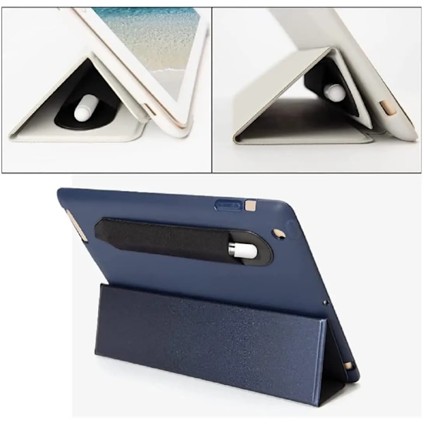 Självhäftande pennfodral för Apple Pencil 2 1 Stickhållare för IPad Pennskydd Tablet Touch Stylus Väska Fodral Stylushållare Grey