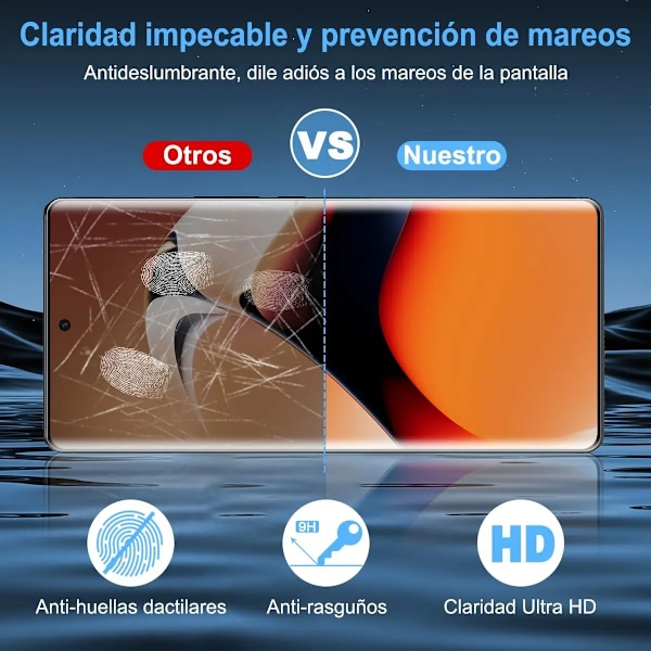9H Böjt Härdat Glas med Lim på Fyra Sidor för Huawei Honor X9b 2/4st HD Skärmskyddsfilm For Honor X9b Tempered Glass