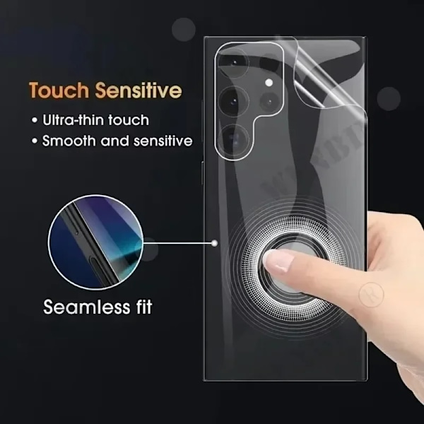 5 st Bakre Hydrogel Film För Galaxy S25 Ultra S24 S23 Plus FE Skärmskydd För Samsung A56 A55 A36 A35 A15 A16 5G Bakre Film For Galaxy A16 5 Pcs Back Film