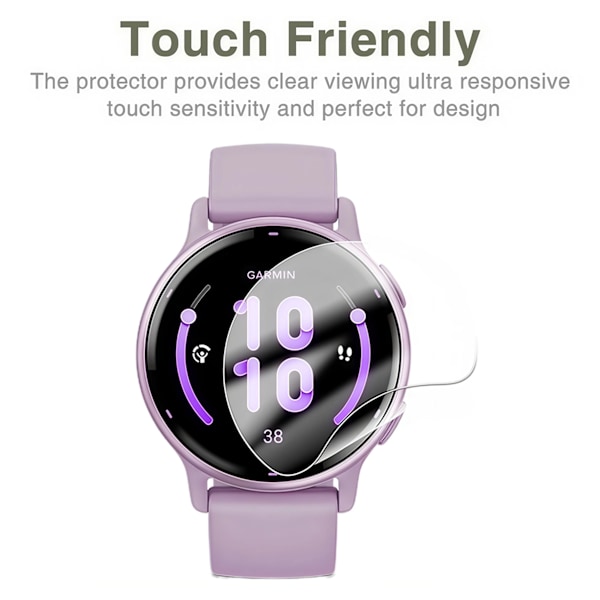 För Garmin Vivoactive 5 Hydrogel Film Repskydd HD Klar Skärmskydd För Garmin Vivoactive 3 4 4S 5 Vivoactive5 Inget Glas For Vivoactive 5 3PCS