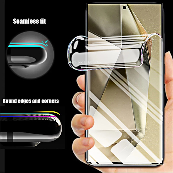 4 st Hydrogel Film för Samsung Galaxy S24 Ultra S23 FE Skärmskydd Skyddande Framsida på S24 S 24 Plus S23fe Inget Glas For samsung A2 CORE Hydrogel Film